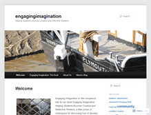Tablet Screenshot of engagingimagination.com